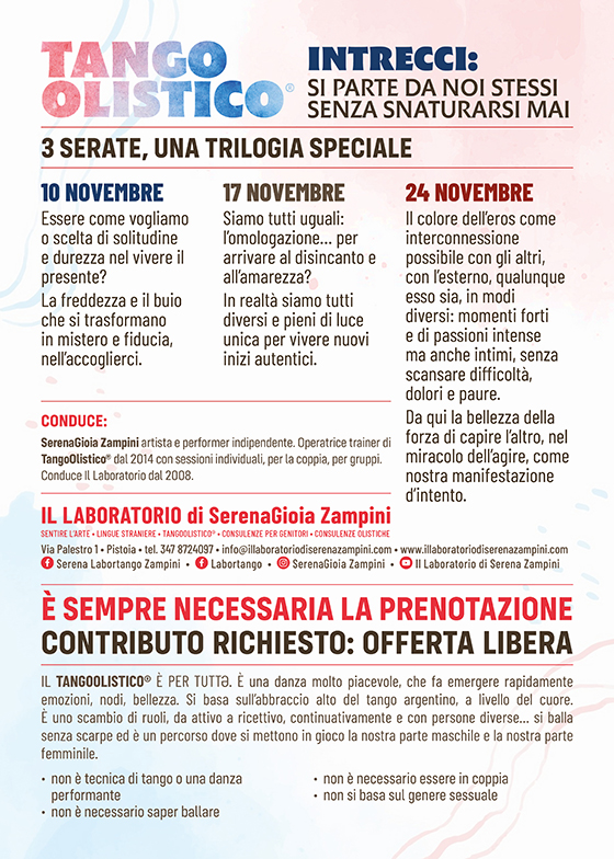 TANGOOLISTICO novembre 2025