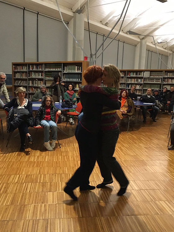 TangoOlistico® presentazione alla biblioteca Sangiorgio, Pistoia